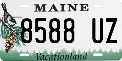 ME license plate 8588UZ