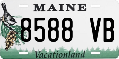 ME license plate 8588VB