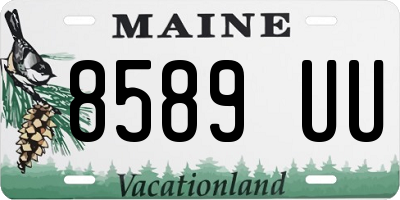 ME license plate 8589UU