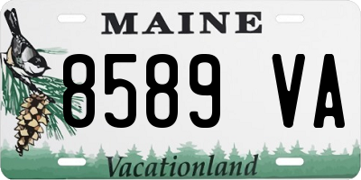 ME license plate 8589VA