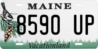 ME license plate 8590UP