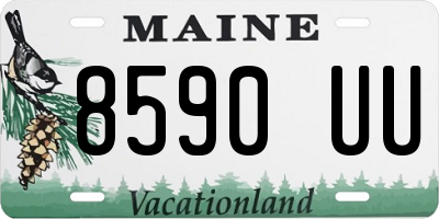 ME license plate 8590UU