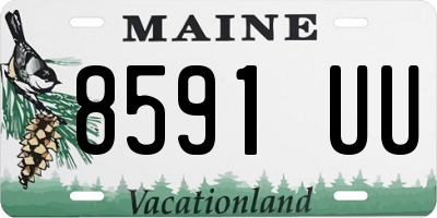 ME license plate 8591UU