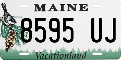 ME license plate 8595UJ