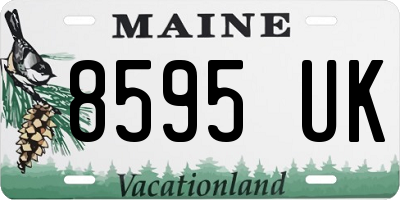 ME license plate 8595UK