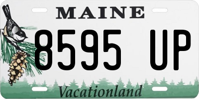 ME license plate 8595UP
