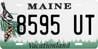 ME license plate 8595UT