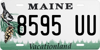 ME license plate 8595UU