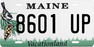 ME license plate 8601UP