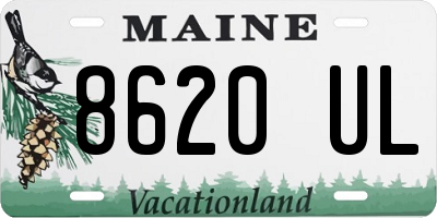 ME license plate 8620UL