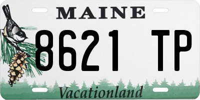 ME license plate 8621TP