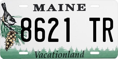 ME license plate 8621TR