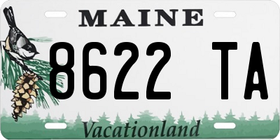 ME license plate 8622TA