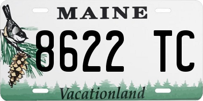 ME license plate 8622TC