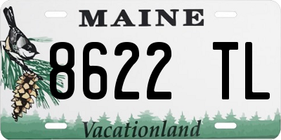 ME license plate 8622TL