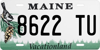 ME license plate 8622TU