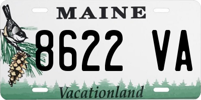 ME license plate 8622VA