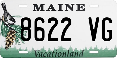 ME license plate 8622VG