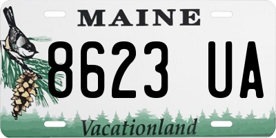 ME license plate 8623UA
