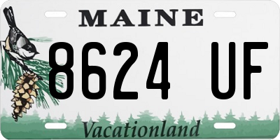 ME license plate 8624UF