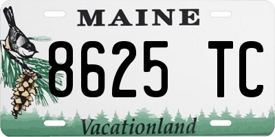 ME license plate 8625TC