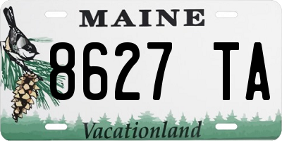 ME license plate 8627TA