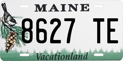 ME license plate 8627TE