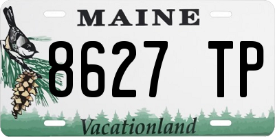 ME license plate 8627TP