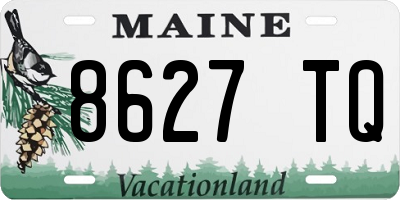 ME license plate 8627TQ