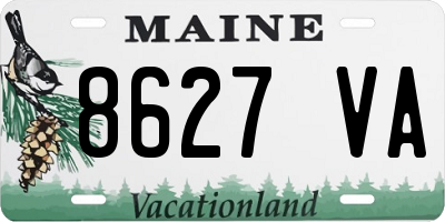 ME license plate 8627VA