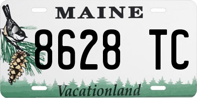 ME license plate 8628TC