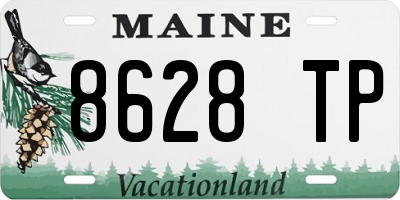 ME license plate 8628TP