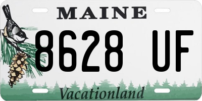 ME license plate 8628UF