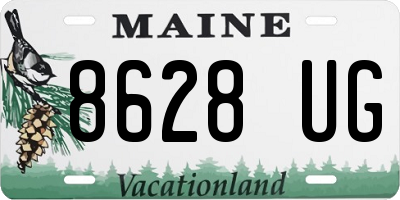ME license plate 8628UG