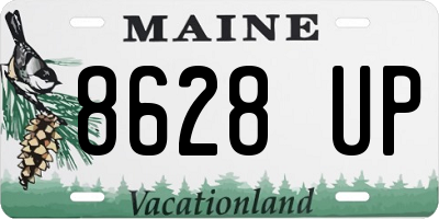 ME license plate 8628UP