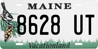 ME license plate 8628UT