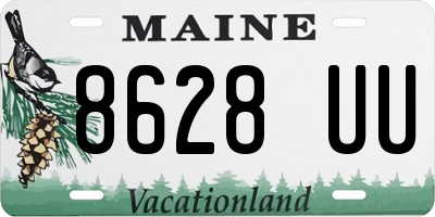 ME license plate 8628UU