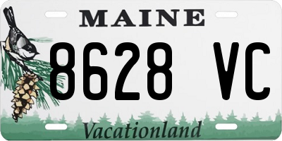 ME license plate 8628VC