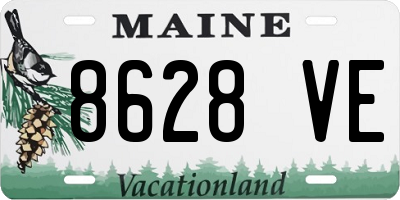ME license plate 8628VE