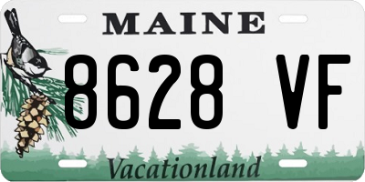 ME license plate 8628VF