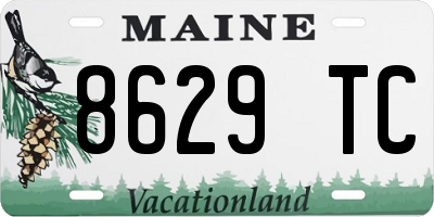 ME license plate 8629TC