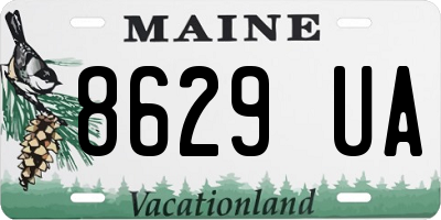 ME license plate 8629UA