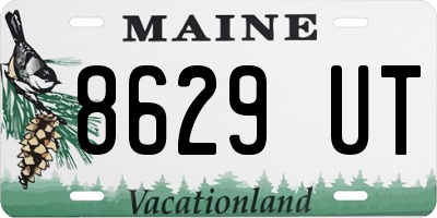 ME license plate 8629UT