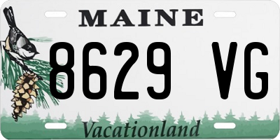 ME license plate 8629VG