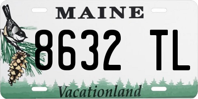 ME license plate 8632TL