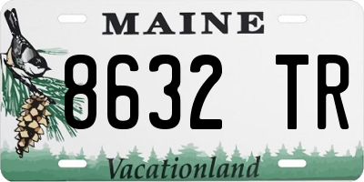 ME license plate 8632TR