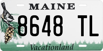 ME license plate 8648TL