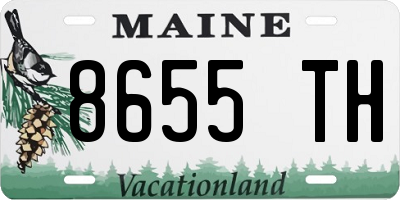 ME license plate 8655TH