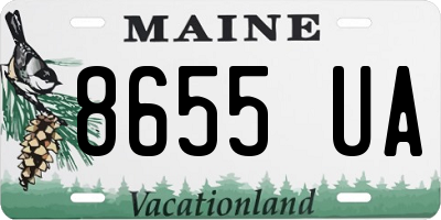 ME license plate 8655UA