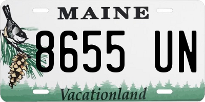 ME license plate 8655UN